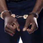 a man in handcuffs