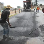road construction work