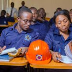 students at the ECG training