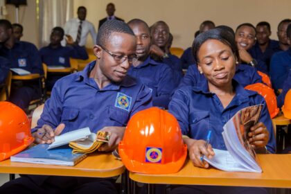 students at the ECG training
