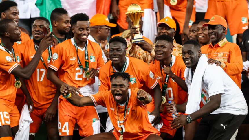The Ivory Coast national team, champions of AFCON 2023
