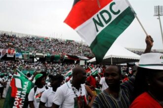NDC supporters
