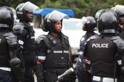 Personnel of the Ghana Police
