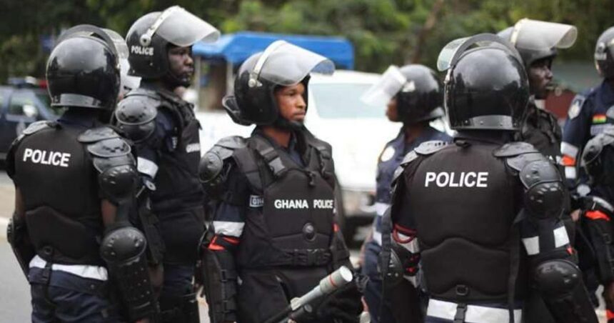 Personnel of the Ghana Police