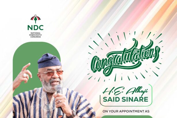 Ajhaji Said Sinare appointed as Chairman of the NDC Zongo Working Committee