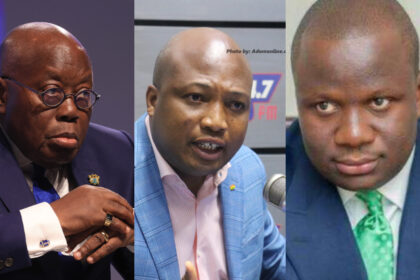 Akufo-Addo, Okudzeto Ablakwa and Abu Jinapor
