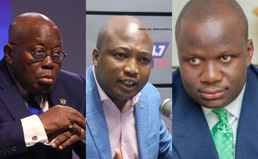 Akufo-Addo, Okudzeto Ablakwa and Abu Jinapor