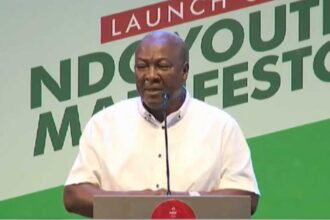 John Mahama at manifesto launch