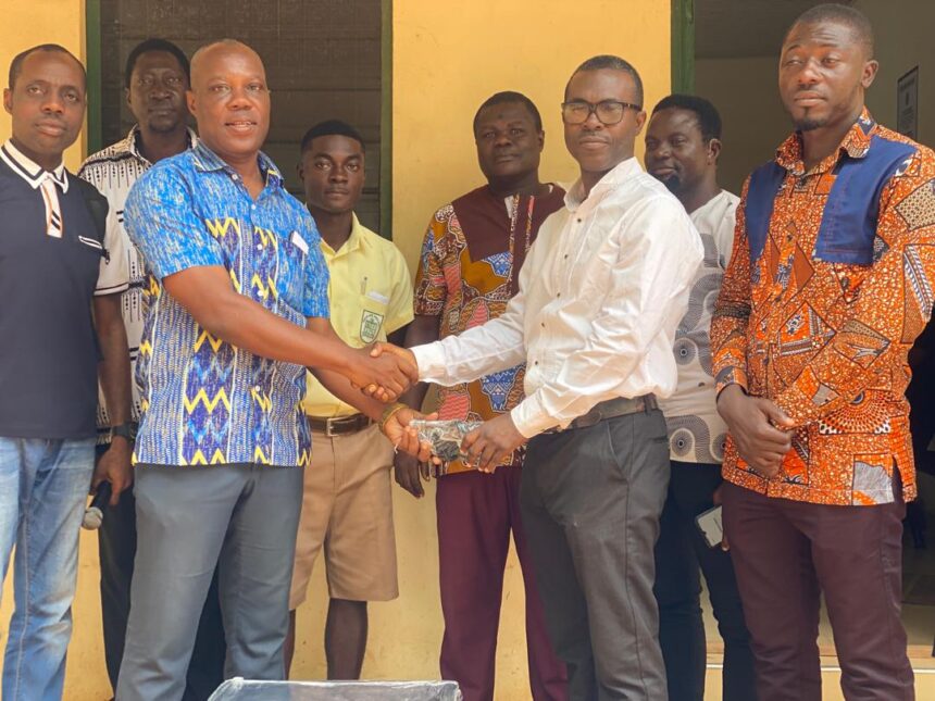 Gizella Tetteh-Agbotui donates to Senya SHS
