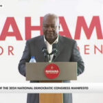 Mahama at manifesto launch