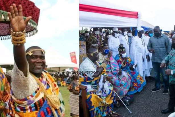Nelson Kofi Glago a self-imposed Chief of Weta