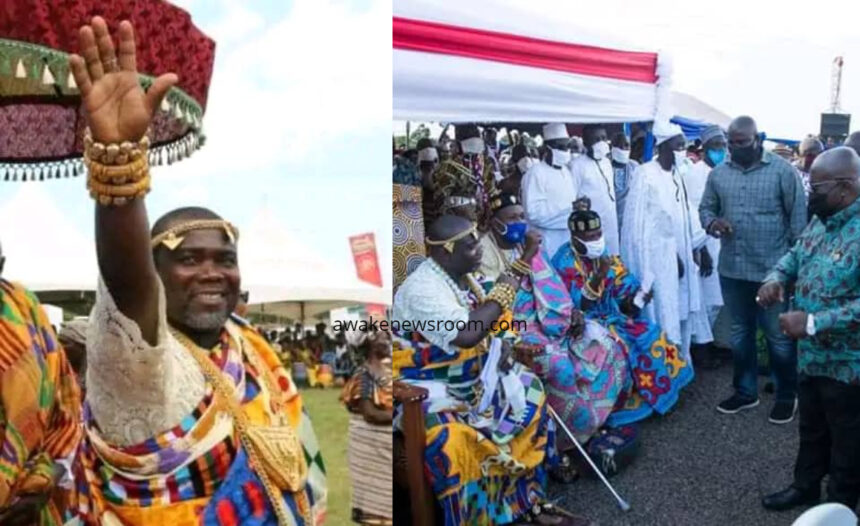 Nelson Kofi Glago a self-imposed Chief of Weta