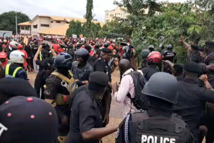 NDC protesters clash with police