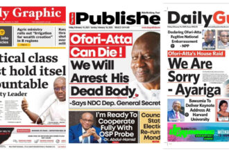 Newspaper headlines Friday February 14 2025