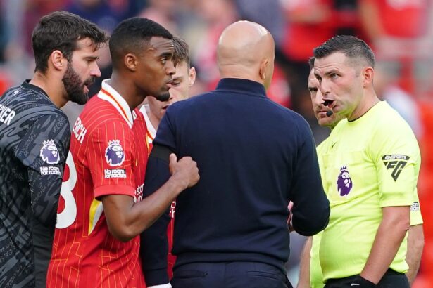Arne Slot breaks silence after losing temper with referee Michael Oliver