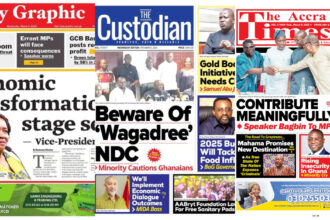 Newspaper headlines