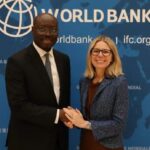 Dr. Cassiel Ato Forson and Anna Bjerde at a World Bank Meeting