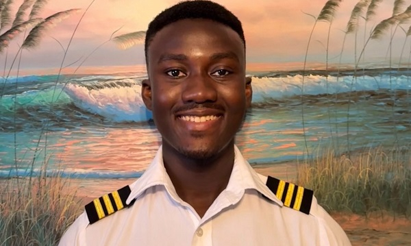 Ghanaian pilot Kofi Opoku Agyei